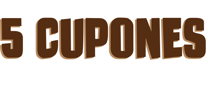 5 CUPONES